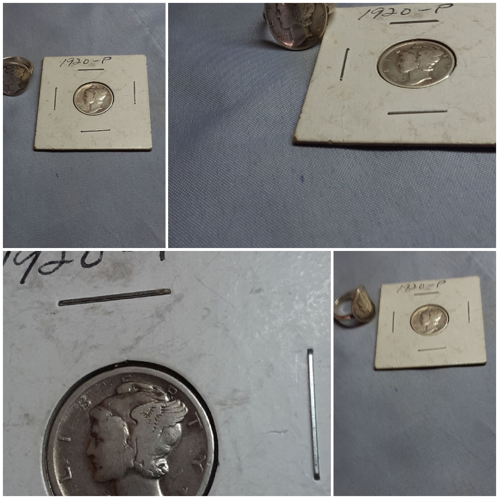 Mercury dime and ring